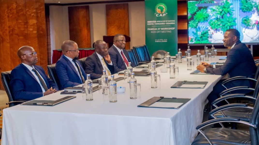 KATIBU MKUU WA CAF NA NCHI WENYEJI WAKUTANA KUJADILI MAANDALIZI YA AFCON 2027