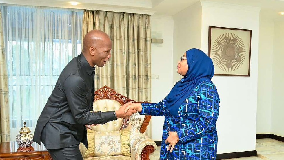 RAIS SAMIA AKUTANA USO KWA USO NA DROGBA IKULU DODOMA